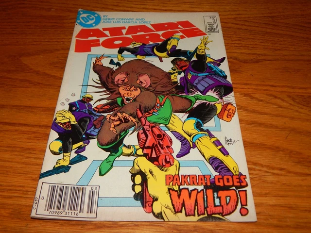 DC Comic With RARE Mark Jewelers Insert Atari Force # 3 Dated 1984 FN+ Condition