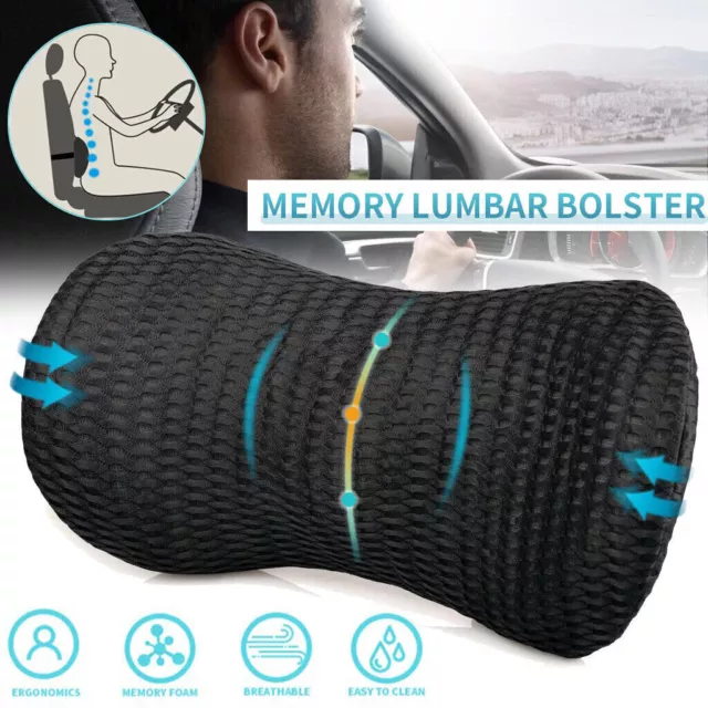Lendenkissen Autositz Rückenstützkissen Memory Foam Rückenkissen für Bürostuhl