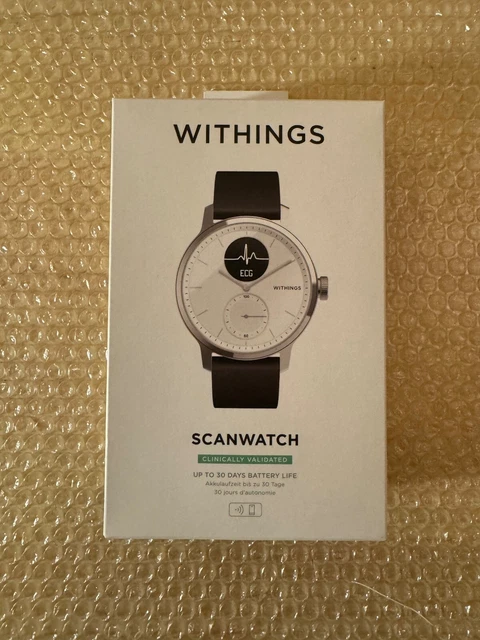 Withings Scanwatch 38mm Oro Rosa/Bianco - Smartwatch Ibrido Unisex Con ECG E Ossimetro Integrato - Foto 5