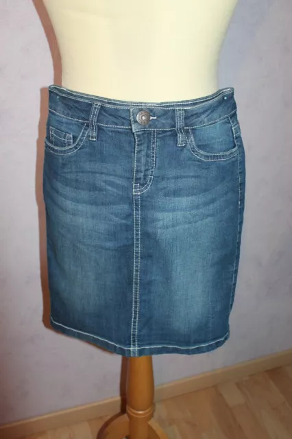 Jupe Jeans Femme  °°° Arizona  °°° Stretch .Taille 38  .Proche Neuf