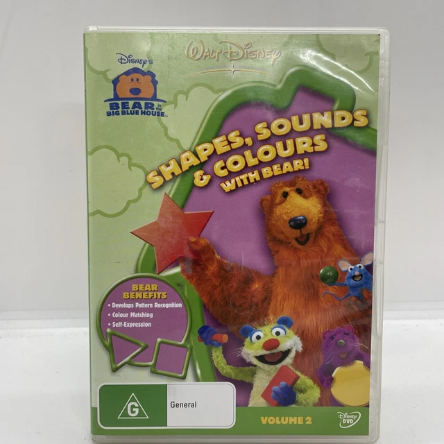 Bear Inthe Big Blue House Shapes Sounds And Colors With Bear
