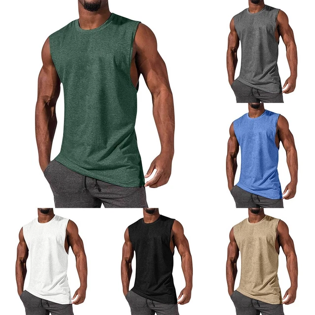 Gilet homme débardeur singlets entraînement musculation respirant confortable