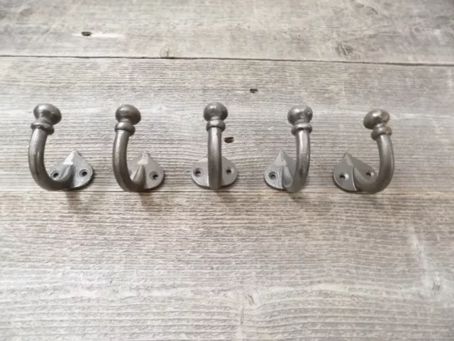5 Coat Hooks U-Shape U Shape Iron Metal Hat Towel Spade Look Hat Hook Hall Tree