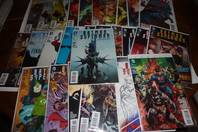 BATMAN/SUPERMAN DC New 52 Lot of 29 #1-30 Annual 2 Variants Unread Copies NM 1st