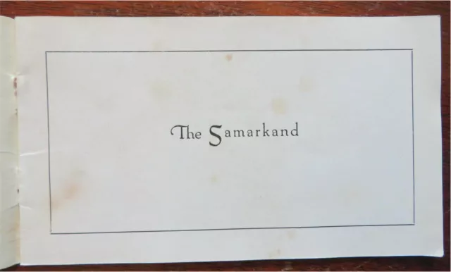 Samarkand Hotel Santa Barbara California c. 1922 pictorial promo booklet 3