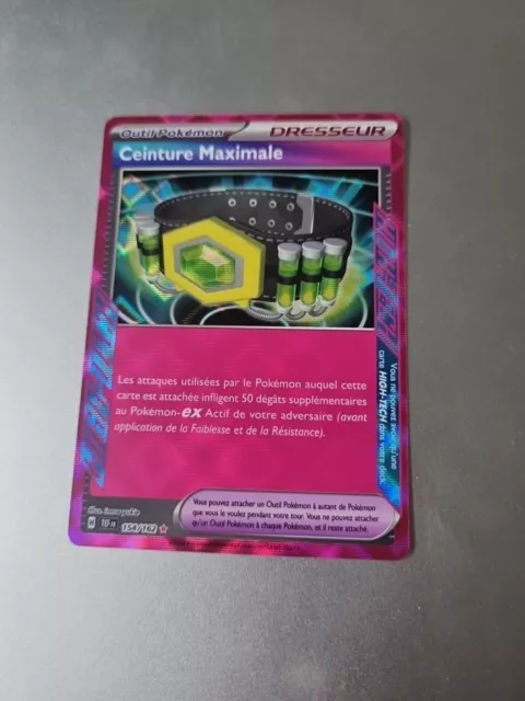 Carte Pokémon Ceinture Maximale 154/162 EV5 TEF Forces Temporelles NEUF