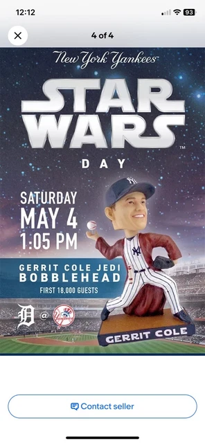 GERRIT COLE STAR wars jedi bobblehead SGA 5/4/24 EUR 37,03 - PicClick FR