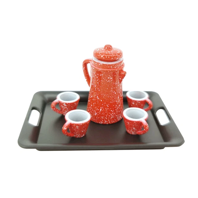 Alloy Mini Teapot Child Miniature Kitchen Pretend Play Toys