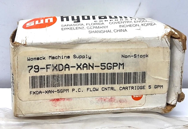 Sun Hydraulics FXDA XAN 5.0 Gpm Controllo Flusso Cartuccia