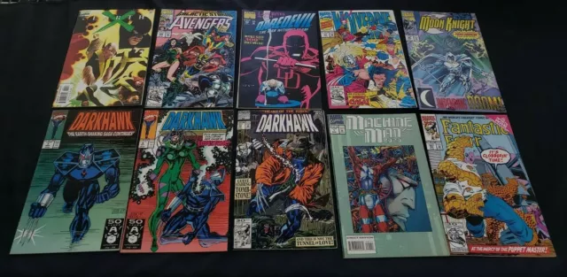 Misc Marvel 10Pc (Fn/Vf) Earth X, Marc Spector: Moon Knight, Daredevil 1991-99