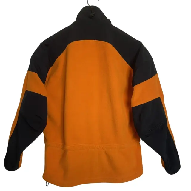 MARMOT FULL ZIP Fleece Jacket - Orange Black - Men’s Size Medium $29.45 ...