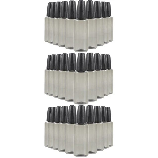 30 PCS GLUE Applicateurs Bouteilles à aiguille Bouteilles d'applications Pouf