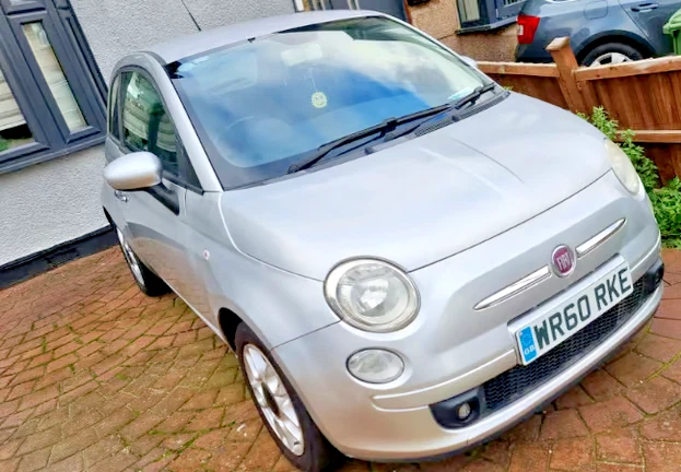 2010 Fiat 500 1.2 Sport, Hatchback, 3dr, MOT, Petrol, Manual, Silver, CAT D