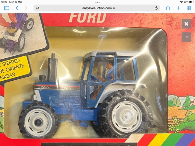 Tracteur Ford 6600 Miniature Britains 1/32 - Modèle Métal Et Plastique - Neuf