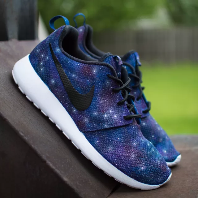 Custom Nike Galaxy Roshe Run Floral