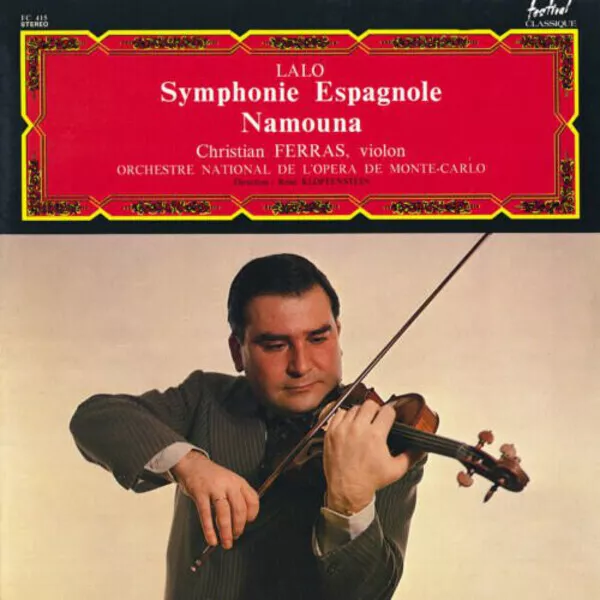 Lalo Symphonie Espagnole / Namouna NEAR MINT Festival Classique Vinyl LP