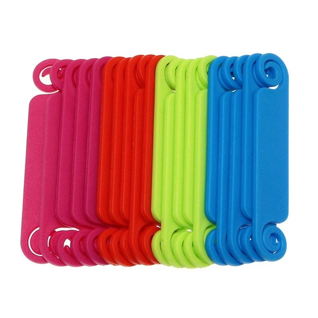 20Pcs Cable Tags Multicolor Labels Writable Cable Tags CorZ1
