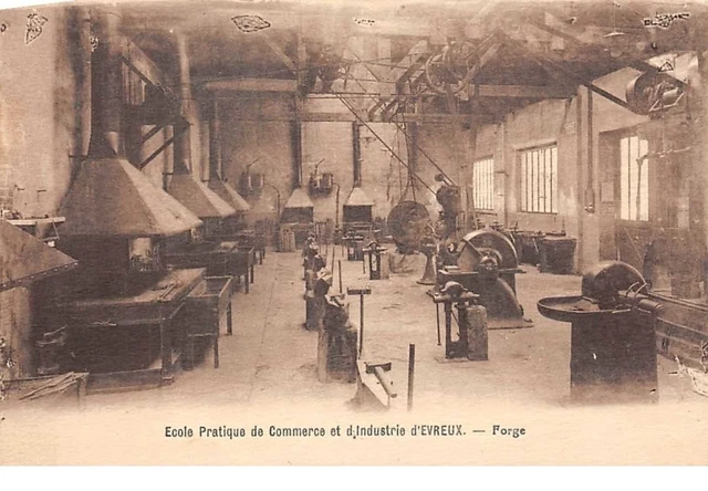 27 . n° 103384 .evreux .ecole pratique de commerce et d industrie .forge .