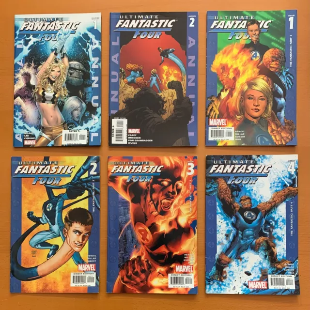 Ultimate Fantastic Four #1 to 60 + Annuals 1 & 2 complete series (Marvel 2004)