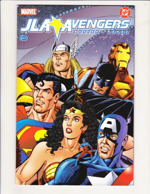 Jla Avengers #1 Marvel Dc 2003 Kurt Busiek & George Perez Classic Wraparound Cov