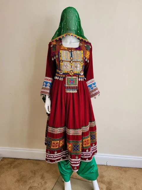 AFGHAN DRESS KUCHI.AFGHANI dress for women.Afghan clothes.Afghanistan ladies  clo 135.00 - PicClick UK