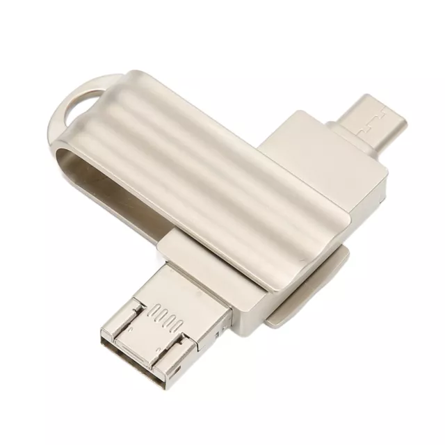 USB Flash Drive USB2.0 2 In 1 High Speed 256G U Disk Information Transfer St OBF