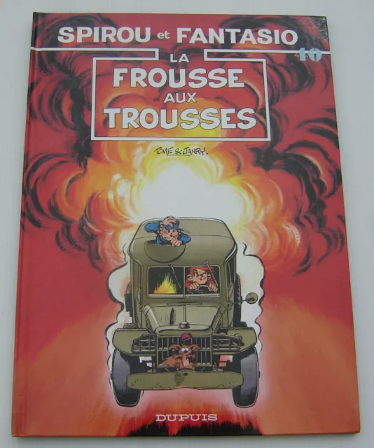 SPIROU ET FANTASIO . 40 . La frousse aux trousses . TOME , JANRY . BD EO DUPUIS