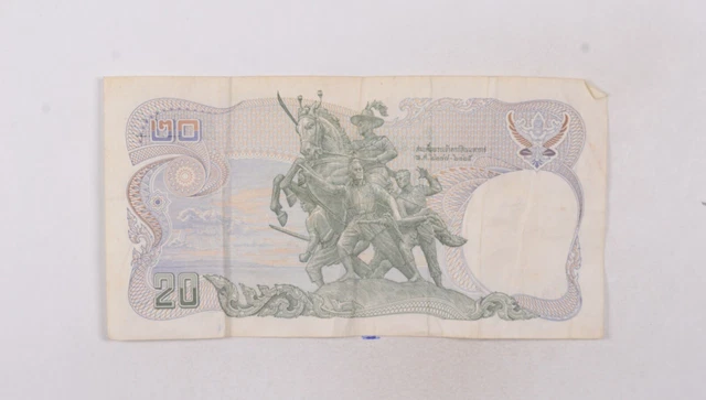 CrazieM World Bank Note - 1978-1981 Thailand 20 Baht - Collection Lot m689