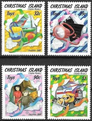 Timbres Religion Noël Jouets Christmas 277/280 ** (73302FB)