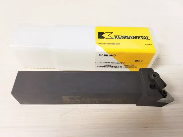 New! Kennametal MDJNL-164D Lathe Tool Holder 1”x1" Shank. left hand.