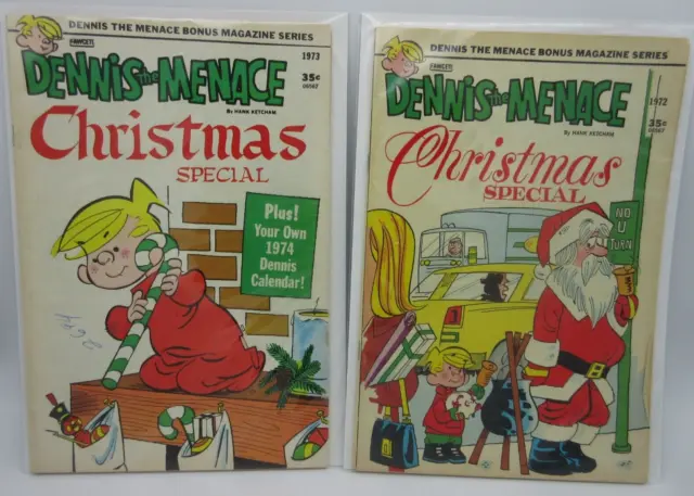 Dennis the Menace Christmas Special (1972,1973) FN Bonus Magazine Series