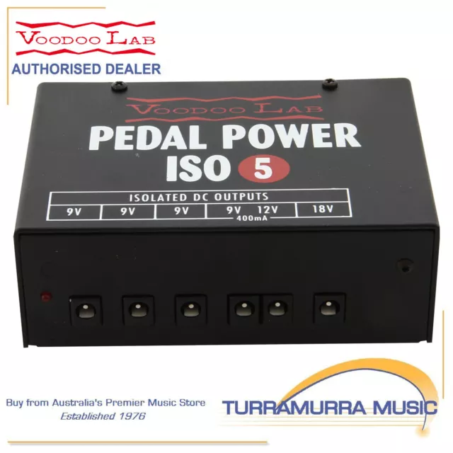 Voodoo Lab Pedal Power ISO5 - Isolated Guitar Pedal Power Supply