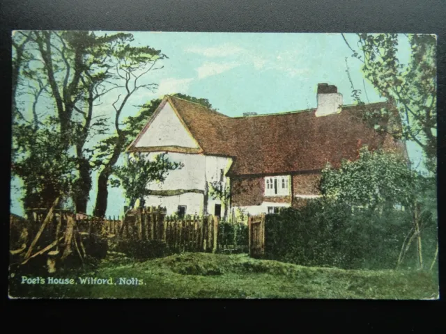 Nottingham WILFORD Poet's House c1910 Postcard by Dainty