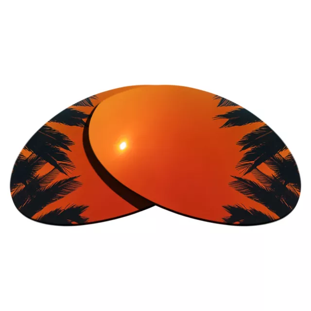 Orange Red Replacement Lenses for-Oakley Romeo 1 Sunglasses Polarized