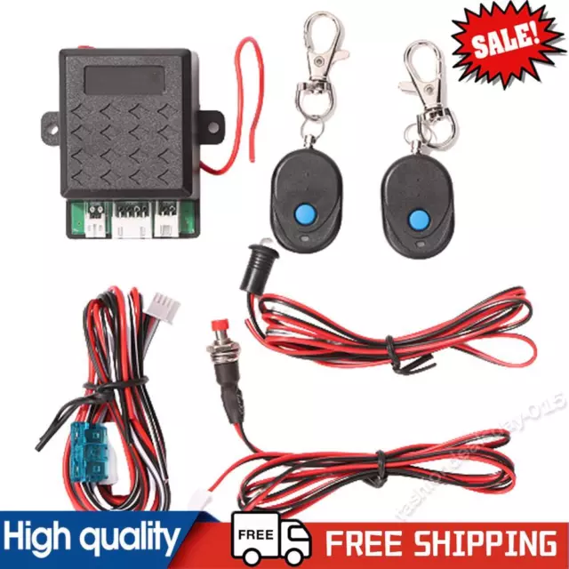 Engine Lock Car Alarm System 12V Anti-Hijacking Auto Intelligent Immobilizer