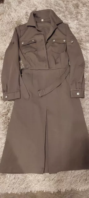 DDR NVA Uniformkleid Damen Gr. 26, Maß mittig ca. 36 cm