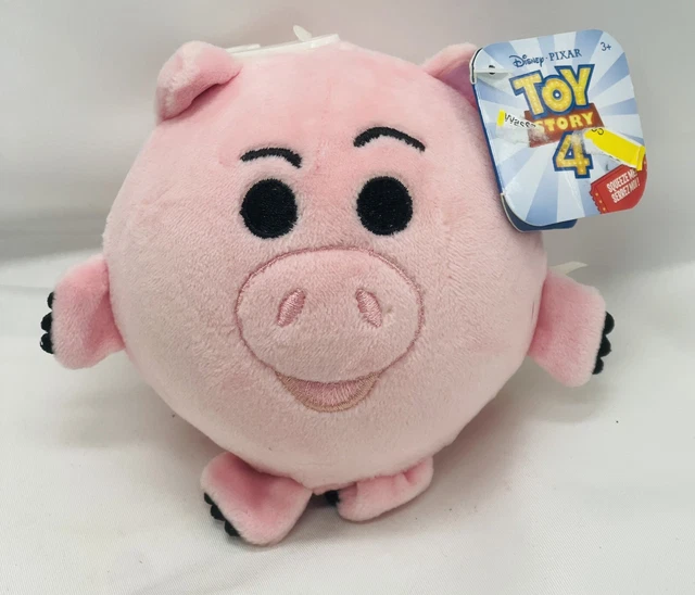 DISNEY PIXAR TOY Story Ham the Pig 4" Pink Stuffed Plush Animal Toy 13