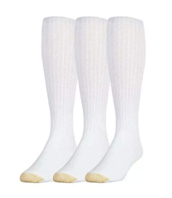 Gold Toe Men's Ultra Tec Performance Over-The-Calf Athletic Socks 3 Pairs