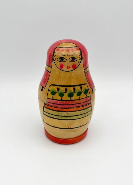 Vintage Matroschka 5er Set Russische Holzpuppen Babuschka UDSSR Puppen RAR #506 8