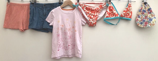 Girls Bundle Of Clothes Age 7-8 Gap H&M F&F