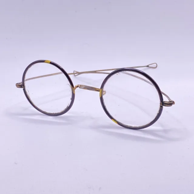 Vintage Spectacles Mens Eye Glasses NHS Style Frames Tortoiseshell Round