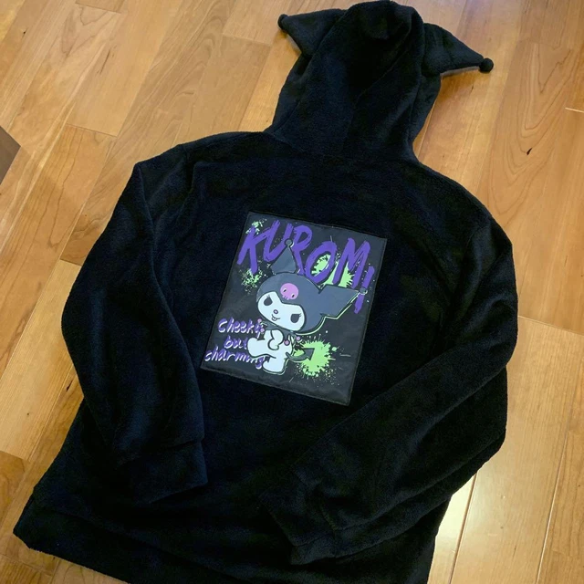 Kuromi Boa Hoodie Haritsuke Size Ear Hood Avail