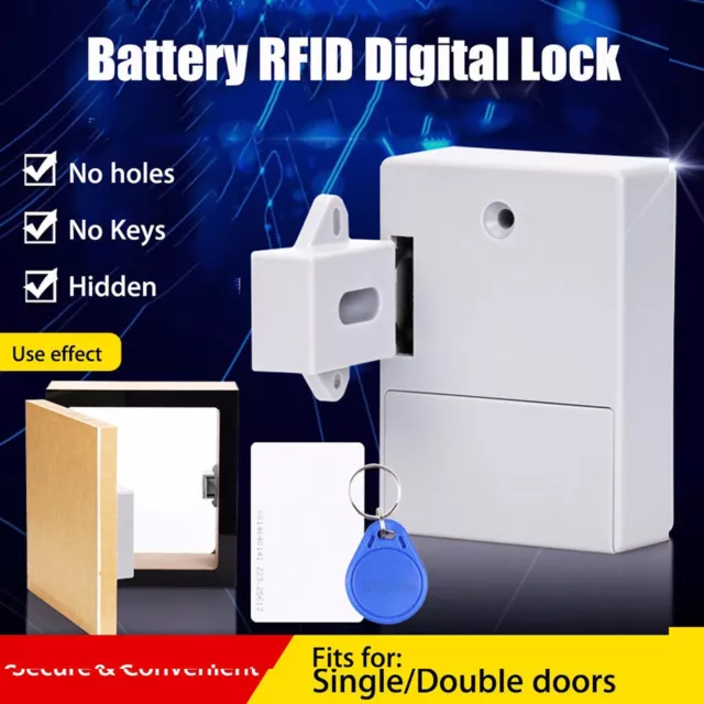 Cabinet Drawer Smart Lock Invisible Digital Lock Battery IC Card Sensor Y4S4