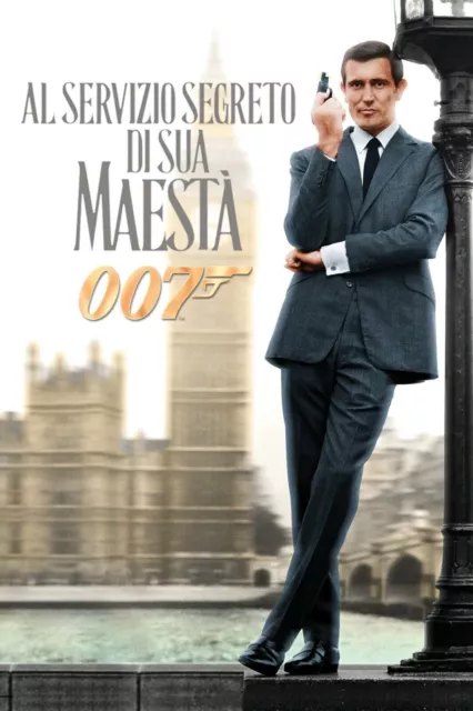 Poster Sobre El Servicio Secreto De Su Majestad 007 James Bond Poster 45X32Cm