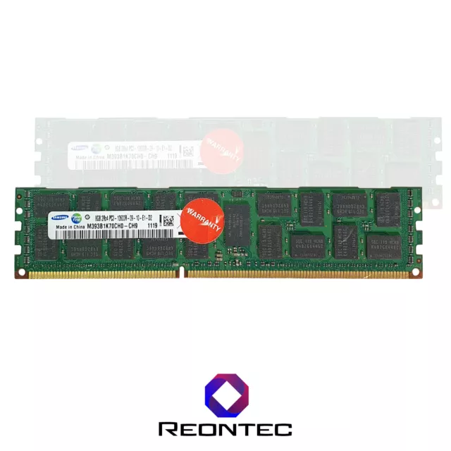 8GB Serveur RAM Samsung PC3 - 10600R DDR3 M393B1K70CH0-CH9 2Rx4