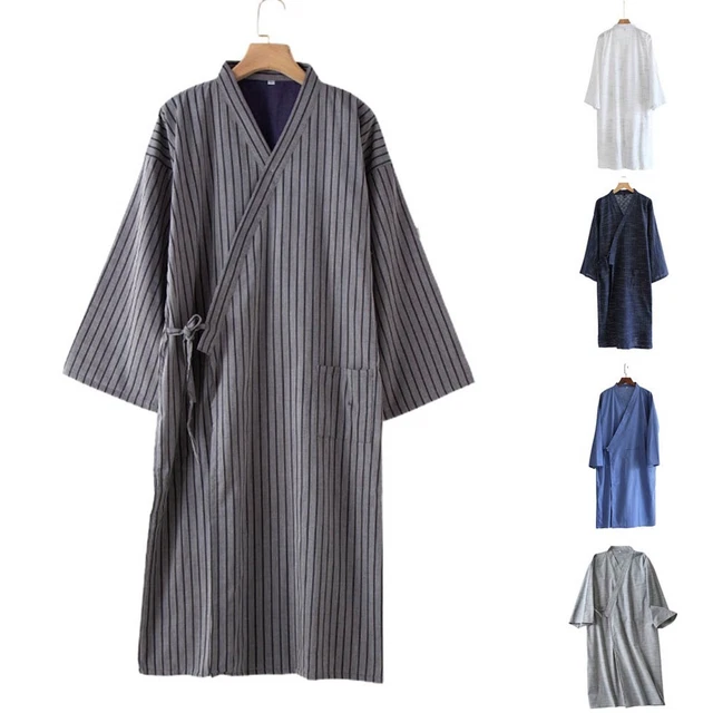Nuovo 2022 Accappatoio Uomo Maniche Lunghe 95% Cotone Spa Aspirare Acqua Abbigliamento