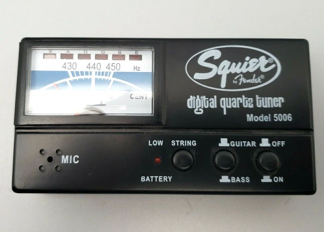 Fender Squire Model 5006 Starcaster Digital Quartz Guitar Tuner Guitar & Bass