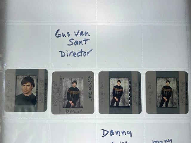 Dw5-805 Director Gus Van Sant Lot (4) 35Mm Orig Slide Via Dianna Whitley