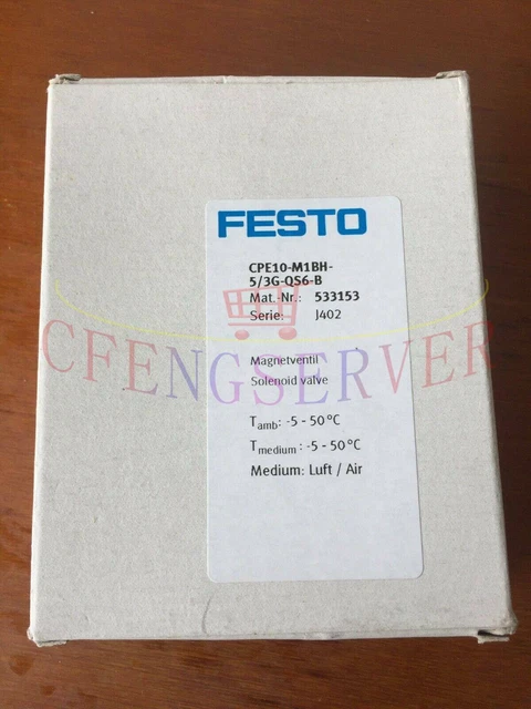 ONE FESTO solenoid valve CPE10-M1BH-5/3G-QS6-B 533153 NEW
