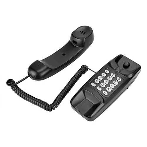 Mini Telefono a Muro, Telefono a Parete Retro Telefono Fisso con Filo (S2B)